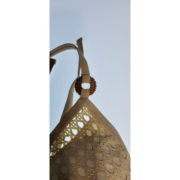 Robin Piccone Bikini Womens Set Top Triangle and Bottom High Rise Sz Medium - Picture 5 of 8